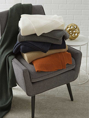 Pettra Throw by SFERRA