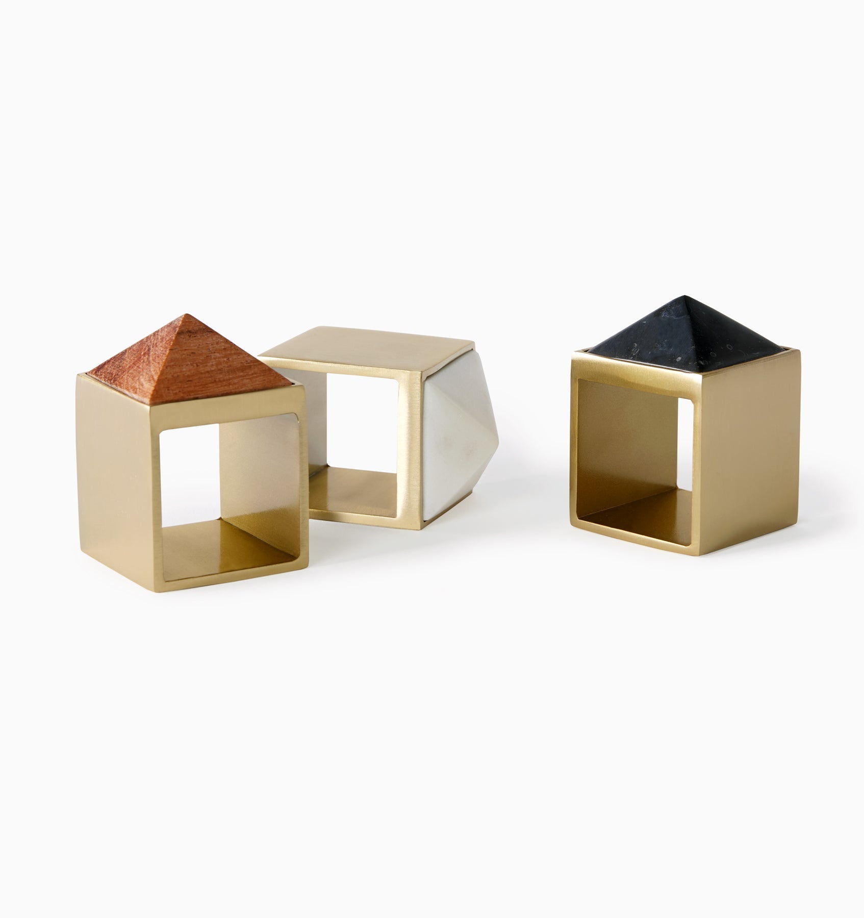 Cestia Napkin Rings by SFERRA