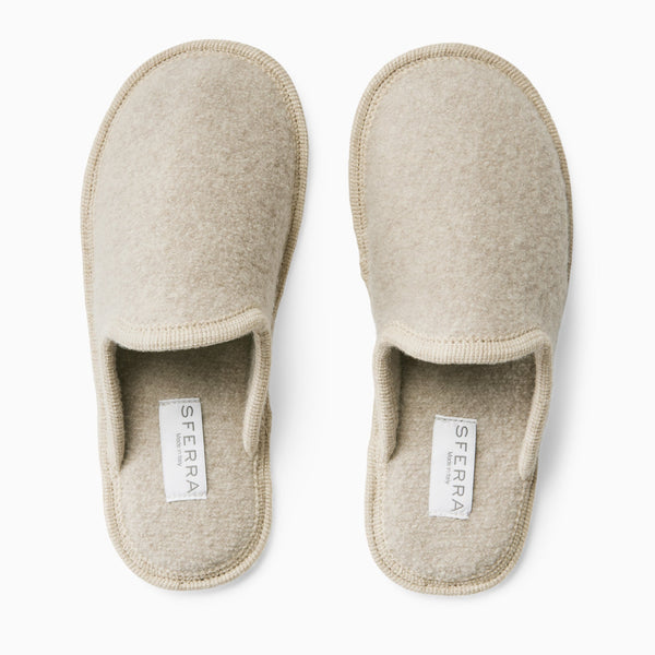 Serena Slippers in Beige