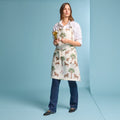 Tiger Palm Tigereye Linen Apron by Matouk Collection
