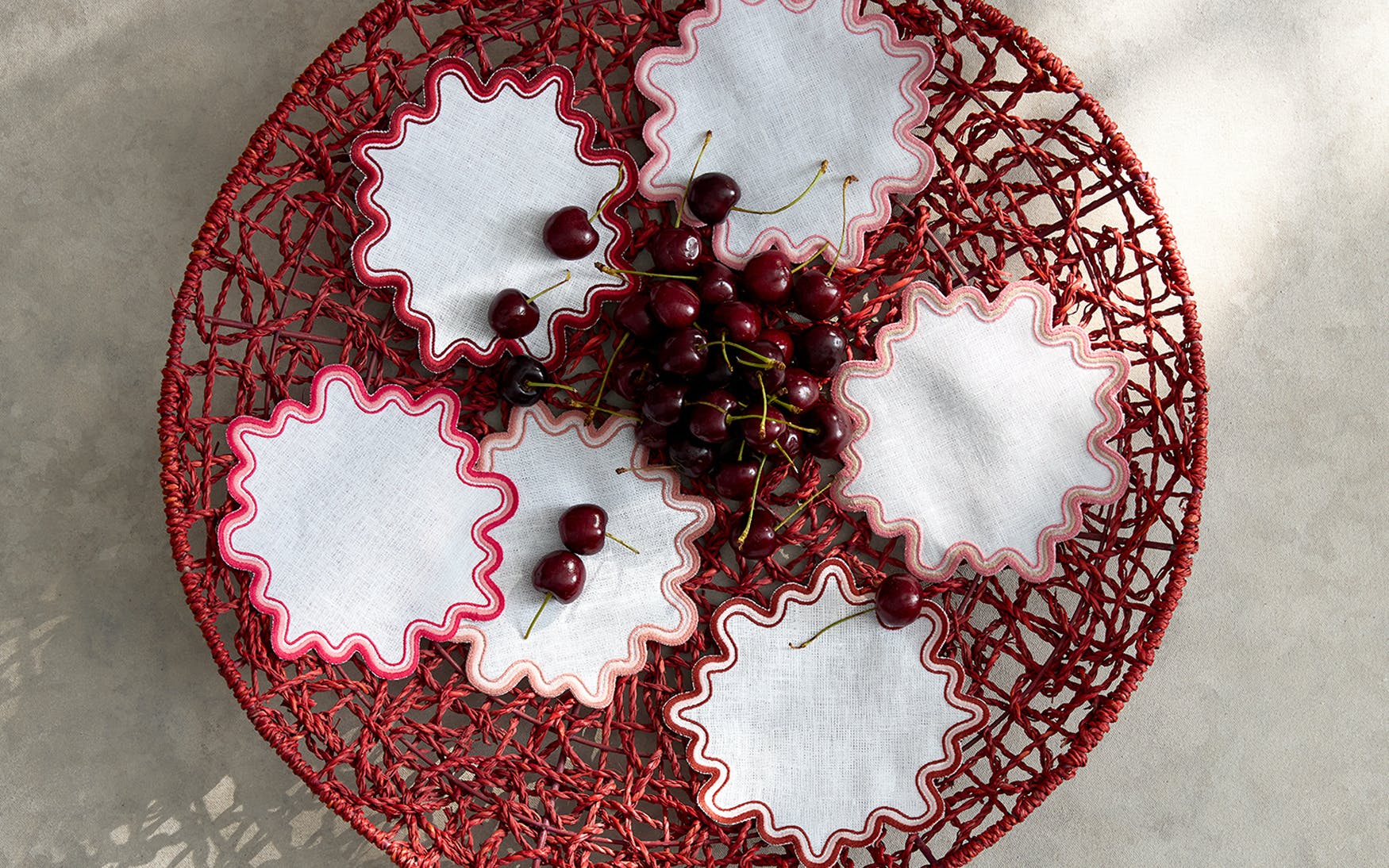 Wave Cocktail Napkins by Matouk Collection