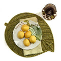 Wicker Leaf Placemats - Pioneer Linens