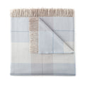 York Plaid Fringe Throws by Peacock Alley