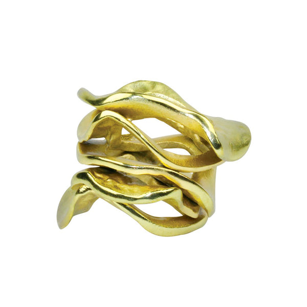 Flux Napkin Ring in Gold