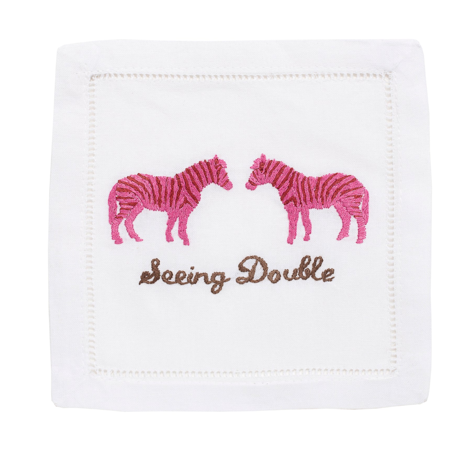 Seeing Double Cocktail Napkins by August Morgan