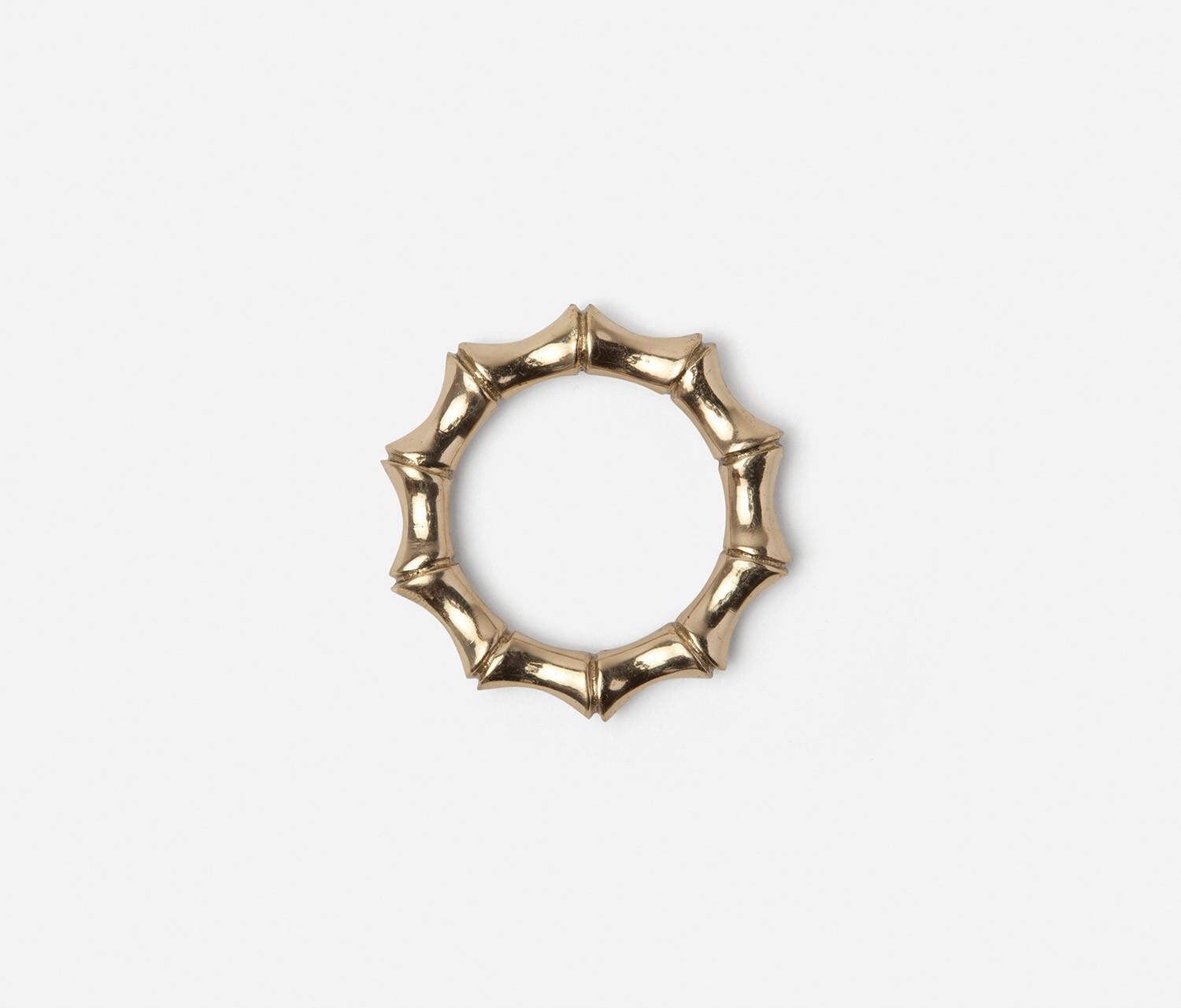 Avery Gold Napkin Ring by Blue Pheasant
