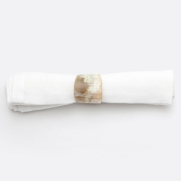 James Natural Horn Napkin Ring