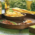 Woven Round Serving Tray by Calaisio