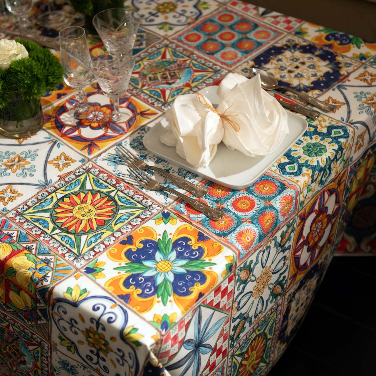 Camastra Table Linens by Tessitura Toscana Telerie