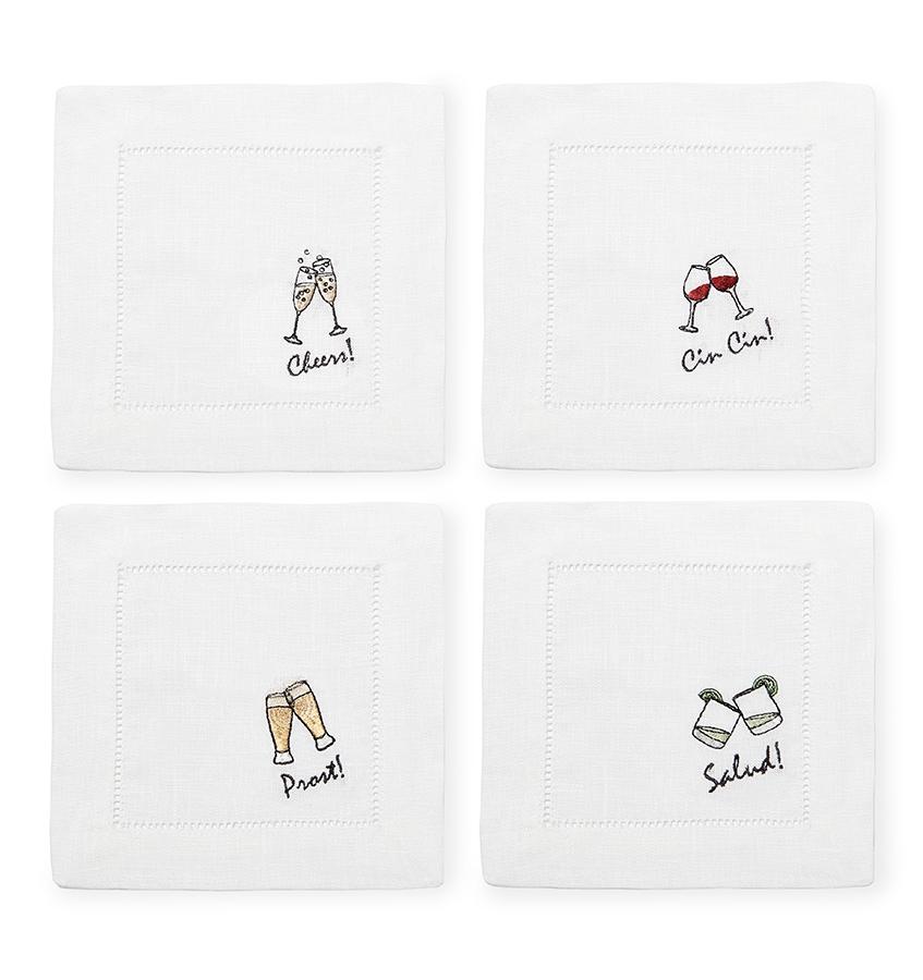 Cheers Cocktail Napkins by SFERRA