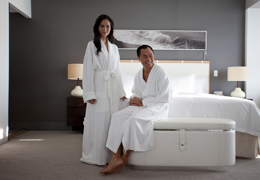 Knit Diamond Robe by Pioneer Linens Signature Collections