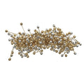 Spray Napkin Rings in Gold Silver by Kim Seybert