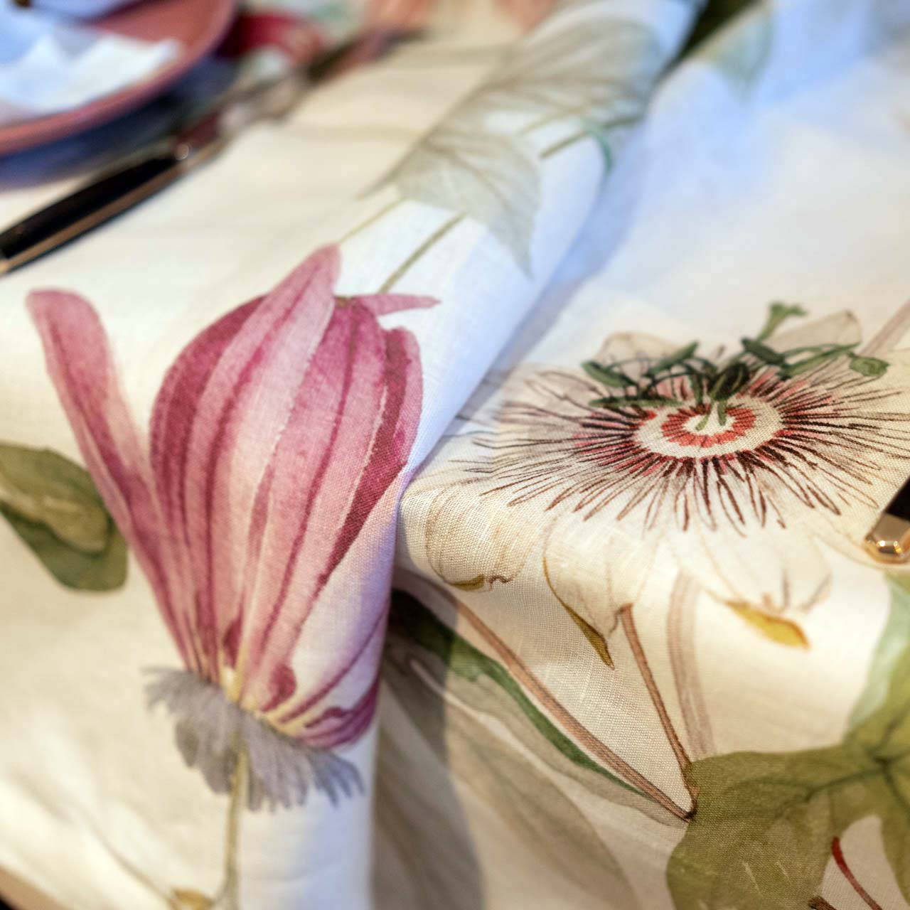 Granadilla Table Linens by Tessitura Toscana Telerie