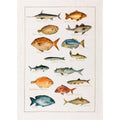 La Mer - Pesci Tea Towel by Tessitura Toscana Telerie