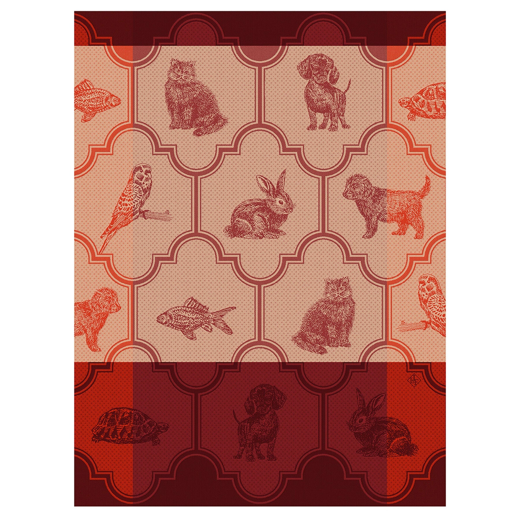 Nos Acolytes Tea Towel by Le Jacquard Francais