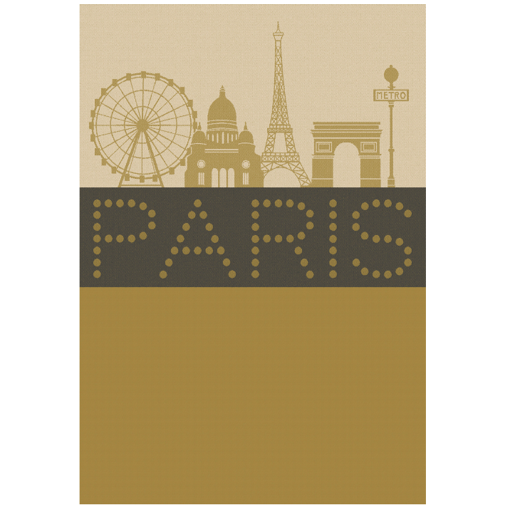 Paris Lumière Tea Towel by Le Jacquard Francais