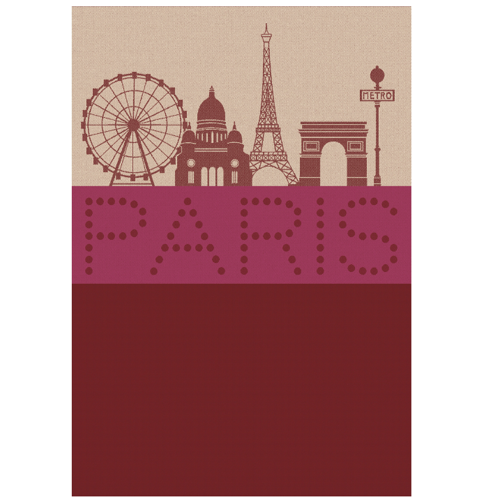 Paris Lumière Tea Towel by Le Jacquard Francais