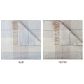York Plaid Fringe Throws by Peacock Alley