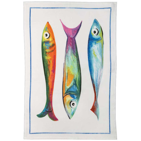 Poisson Bleu - Trois Tea Towel