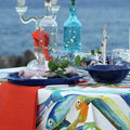 Poisson Bleu Table Linens by Tessitura Toscana Telerie