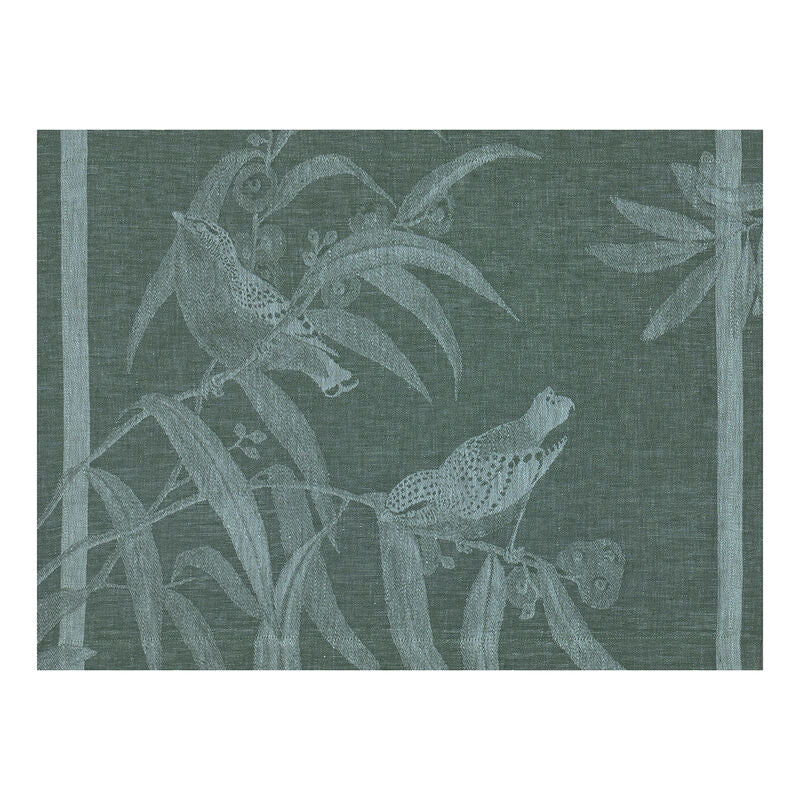 Volière Linen Placemats by Le Jacquard Francais