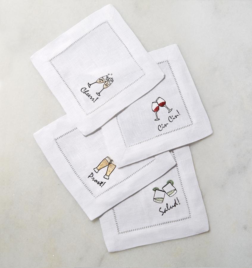 Cheers Cocktail Napkins by SFERRA