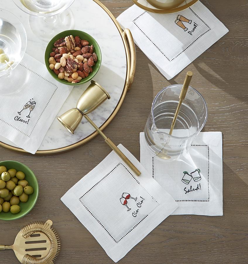 Cheers Cocktail Napkins by SFERRA