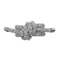 Glam Knot Napkin Rings in Silver by Kim Seybert