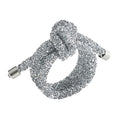 Glam Knot Napkin Rings in Silver by Kim Seybert