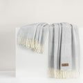 Hampton Plaid Herringbone Throw by Lands Downunder
