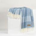 Hampton Plaid Herringbone Throw by Lands Downunder