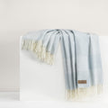 Hampton Plaid Herringbone Throw by Lands Downunder