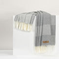 Hampton Plaid Herringbone Throw by Lands Downunder