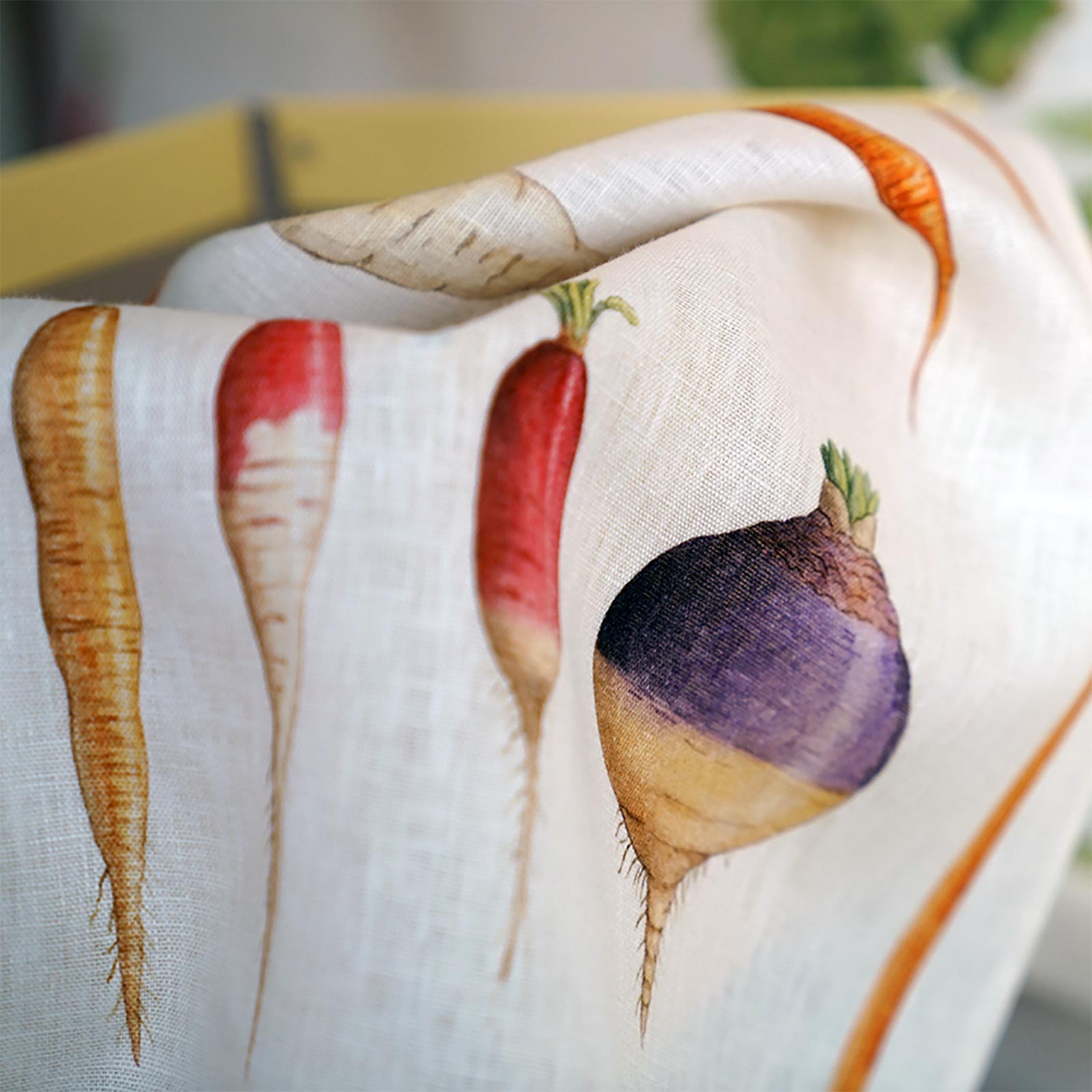 Vegan - Carote Tea Towel by Tessitura Toscana Telerie