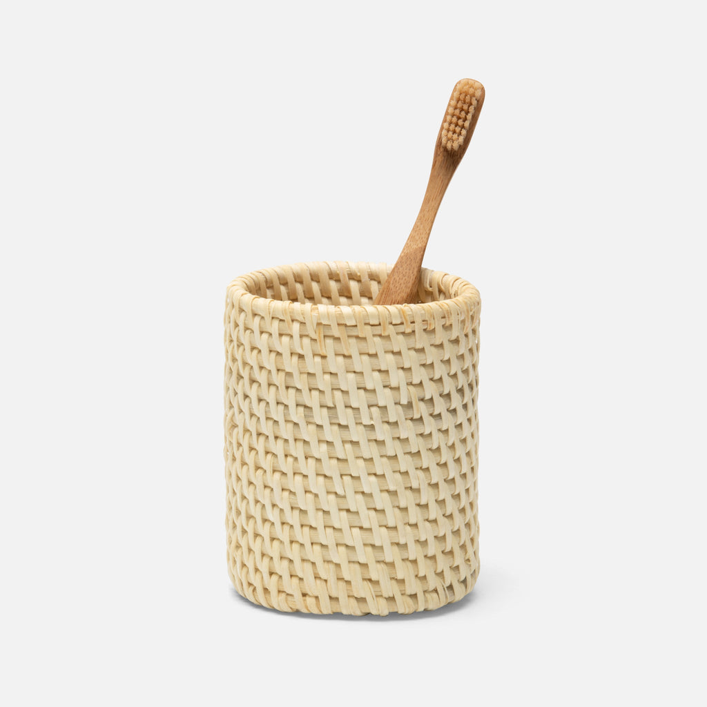Dalton Cream Rattan Vanity Set by Pigeon and Poodle