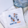 Don't Be Coy Cocktail Napkins by August Morgan