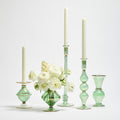 Scallop Bud Vase in Green