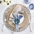 Begonia Napkin Ring in Brown & Gold by Kim Seybert