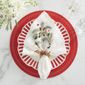 Xmas Carol Napkins by Kim Seybert