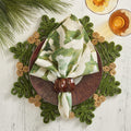 Verve Placemat in Green & Natural by Kim Seybert