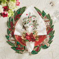 Xmas Carol Napkins by Kim Seybert