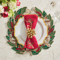 Xmas Ribbon Napkins by Kim Seybert