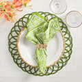 Alfresco Napkin in Olive & Green