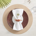 Rope Knot Napkin Ring in Brown by Kim Seybert