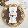 Rope Knot Napkin Ring in Brown by Kim Seybert