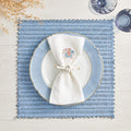 Vista Placemat in Navy & Periwinkle