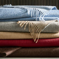 Paley Lap Throw Blankets by Matouk Collection