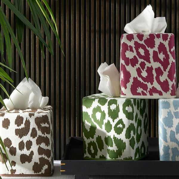 Iconic Leopard Tissue Box Cover