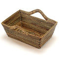 Rectangular Bread Basket with Handles