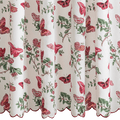 Baudin Butterfly Linen Shower Curtain by Matouk Collection